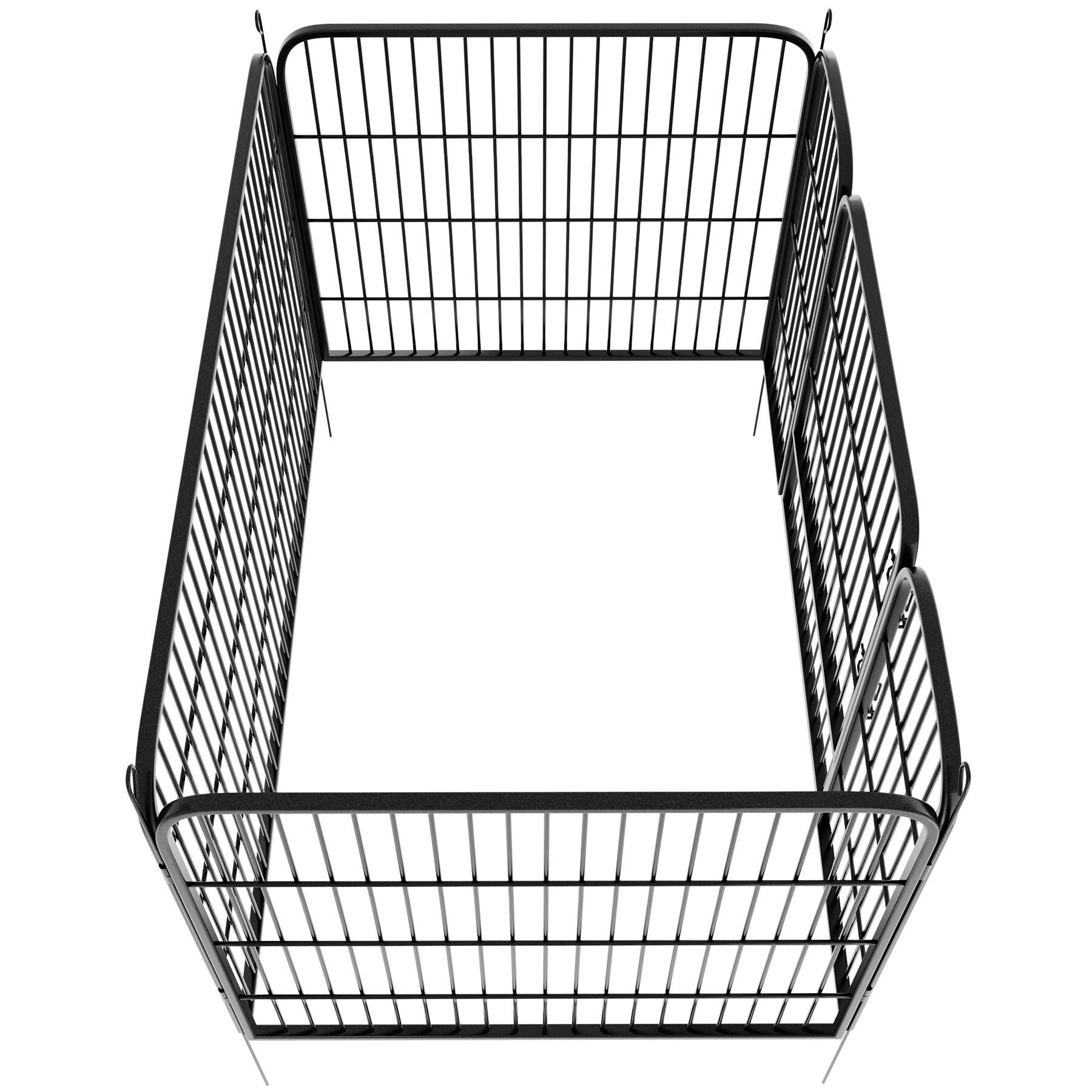 Enclos pour chien en acier avec double verrou 125 x 85 x 70 cm TECTAKE - 5