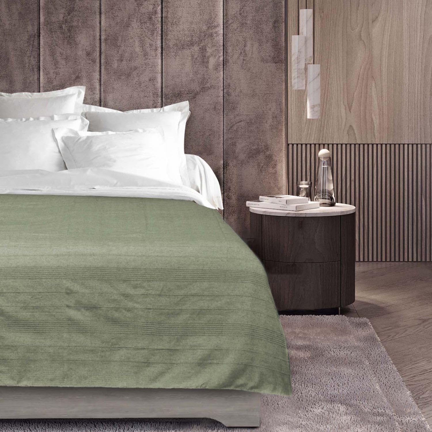 Plaid enroulable 180 x 220 cm – Polycoton – Lucile Sauge - 6