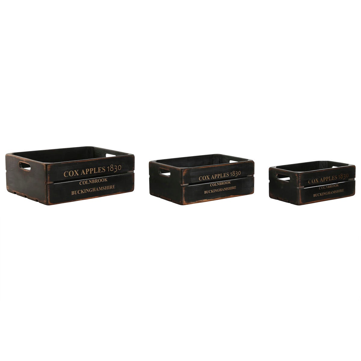 Maison Exclusive - Juego De Cofres De Almacenamiento 2 Uds Madera De Mango Rugosa 88412111
