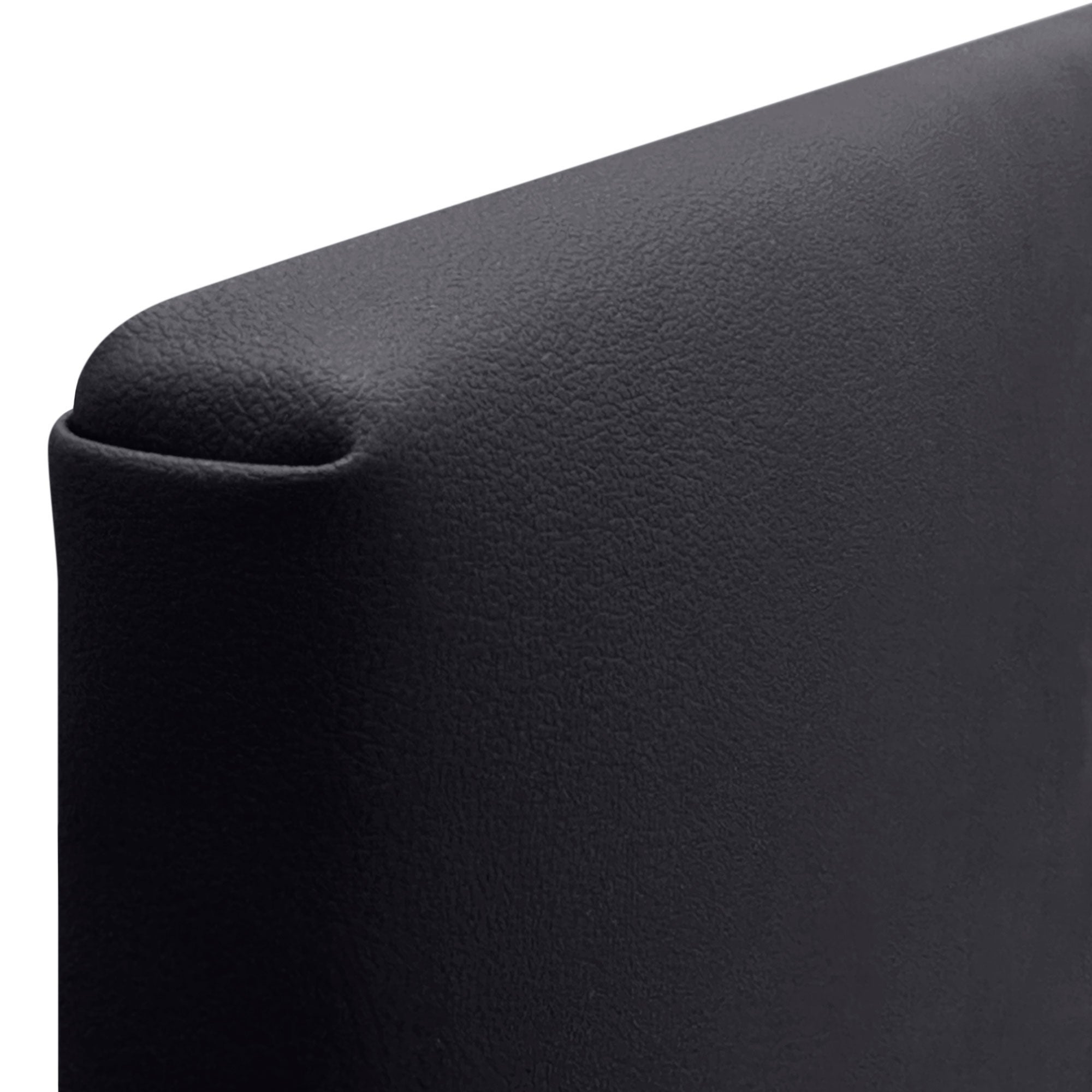 DHOME Cabecero Capitoné hasta el Suelo Cabezal 8cm tapizado Polipiel para Cama Dormitorio (150cm, Negro) - 5