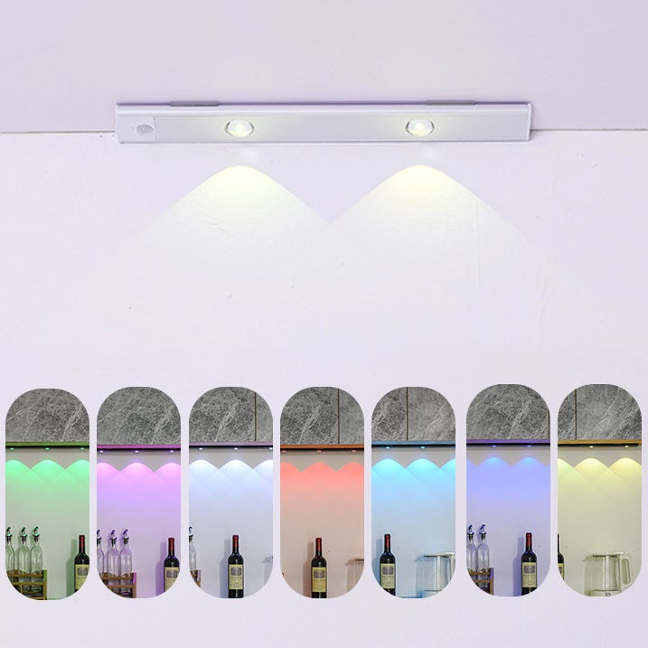 Luz Nocturna Con Sensor De Movimiento LED PIR Para El Gabinete De La Escalera De Los Niños Inalámbrica Recargable Por Usb I.1168257152