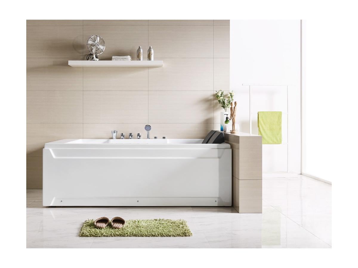 Baignoire balnéo - 182 x 122 x 62 cm - Angle droit - 2 places - 515 L - THALASSA - 7