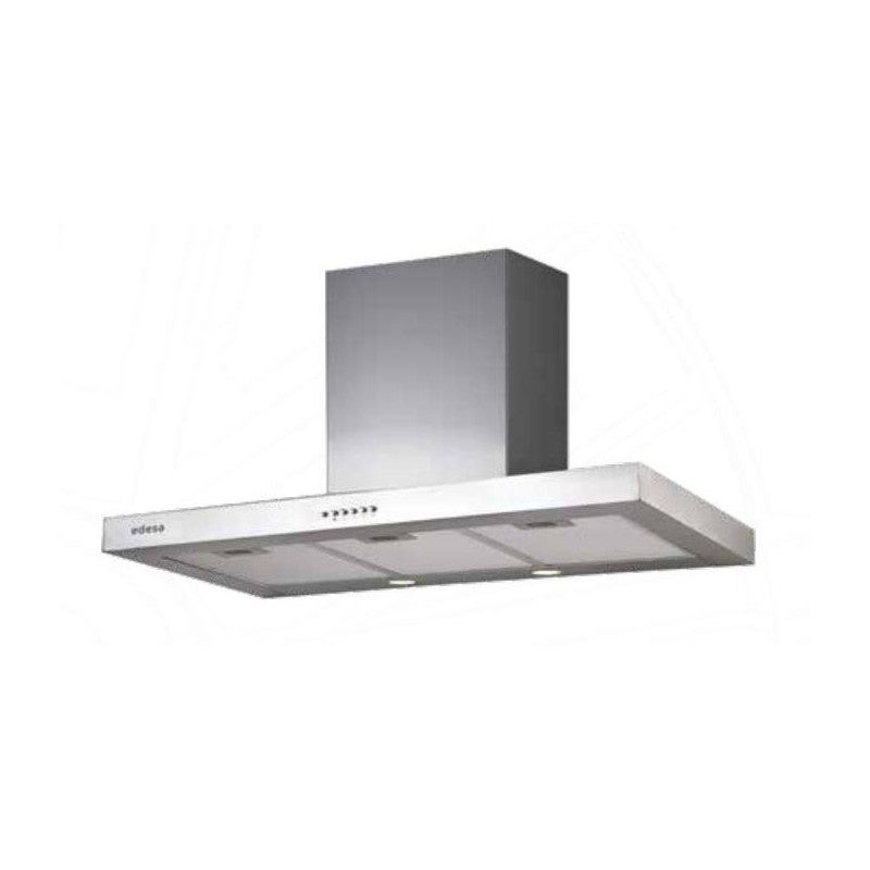 Edesa Campana Ecb9611x Decorativa 90 Cm Inox Eficiencia C - Imagen 2
