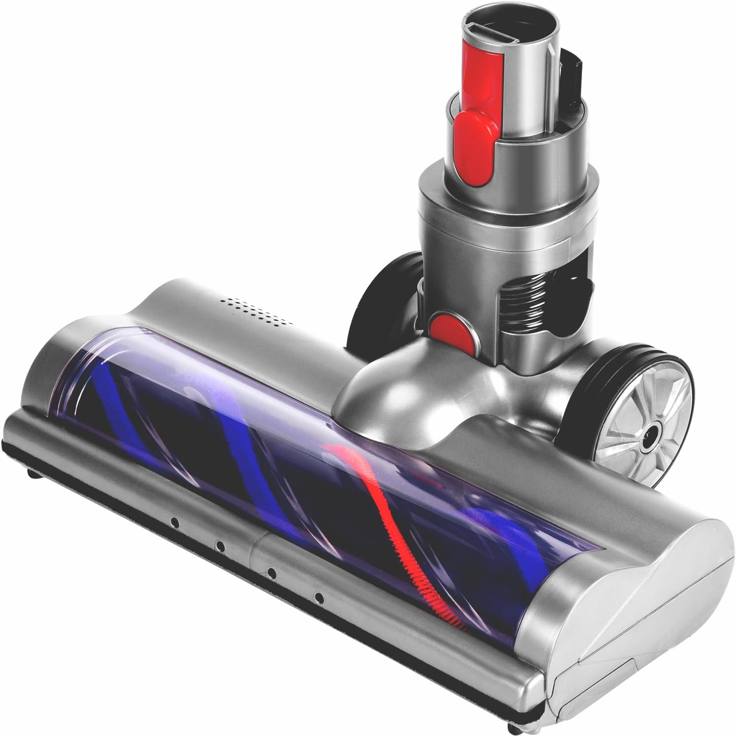 Szczotka kompatybilna z odkurzaczami Dyson V7, V8, V10, V11, V15 - głowica czyszcząca z napędem bezpośrednim i 4 przednimi światłami