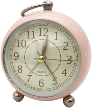 Sveglia Sveglia vintage retrò analogica a doppia campana, luce notturna, orologio da scrivania, sveglia da tavolo, sveglia da camera da letto Piccoli orologi (Color : D
