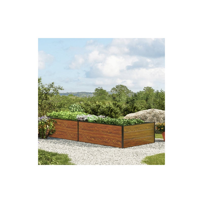 99 x 235 x 39 cm Grzadka podwyzszona, optyka drewna