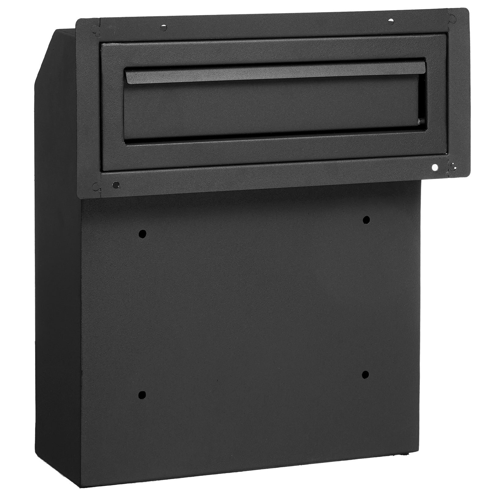 Boîte aux Lettres Encastrable Porte,VEVOR 305x155x360 mm,Boîte Dépôt Courrier Travers la Porte,43 mm,Acier Robuste,Verrouillage à Code Combinaison - 9