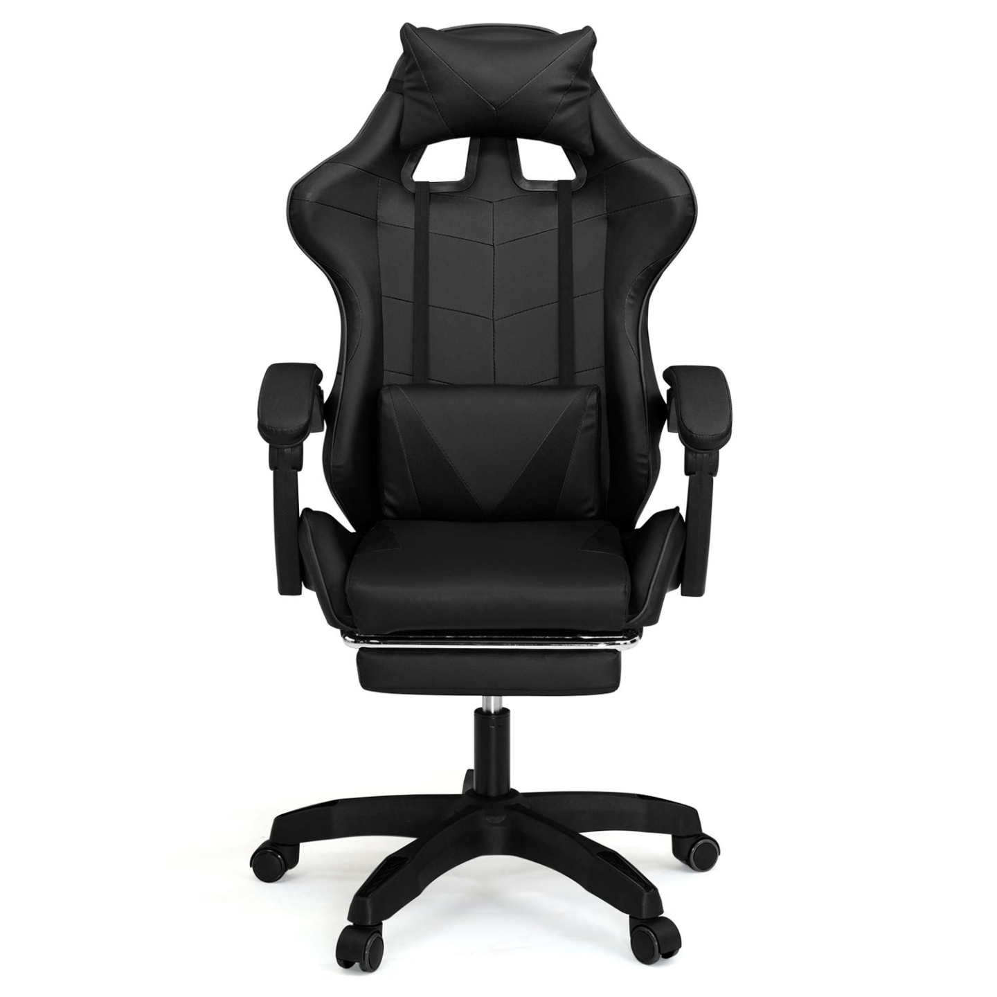 Fauteuil de gaming ALEX réglable avec repose-pied, coussin de tête et coussin lombaire noir - 5