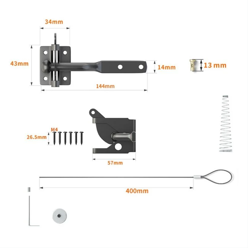 Cinta Metálica De Acero Trenzado Para Cierre Automático De Goma, Kit De