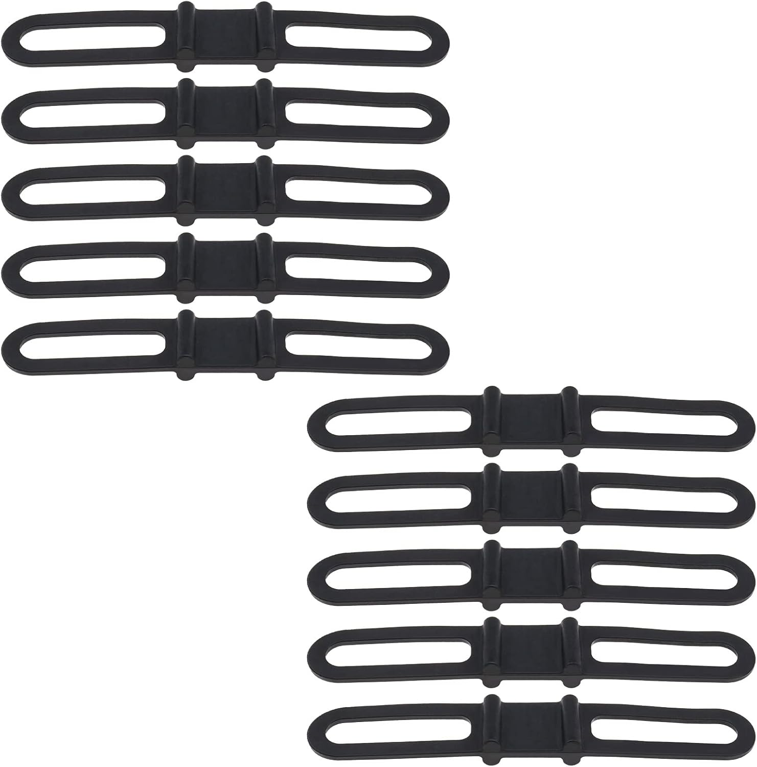 ZYWUOY Lot De 50 Sangles élastiques En Silicone Pour Vélo – Universelles, Résistantes, Légères (70x23mm, 2g Pièce)