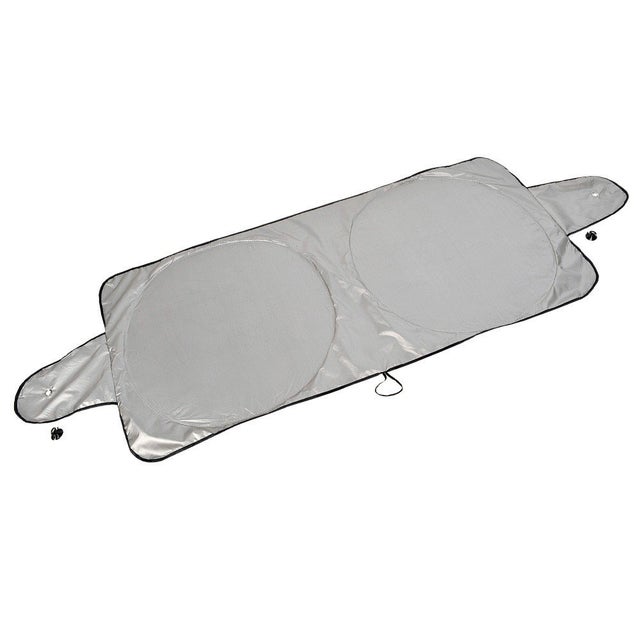Bâche Pare-Brise Anti-Givre Voiture 145x116cm - Couverture Protection Hiver UV Soleil Repliable