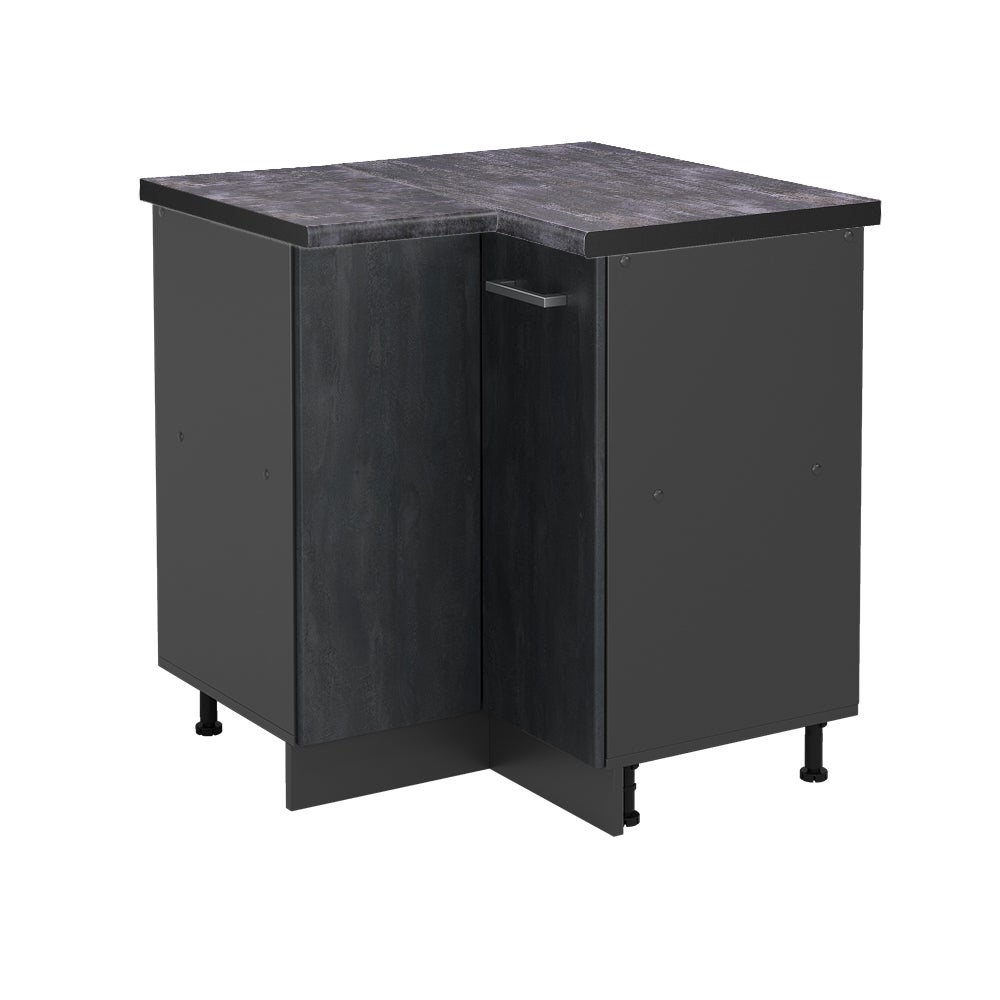 Vicco Szafka narożna R-Line, Czarny beton, 75.6 cm BP Antracyt