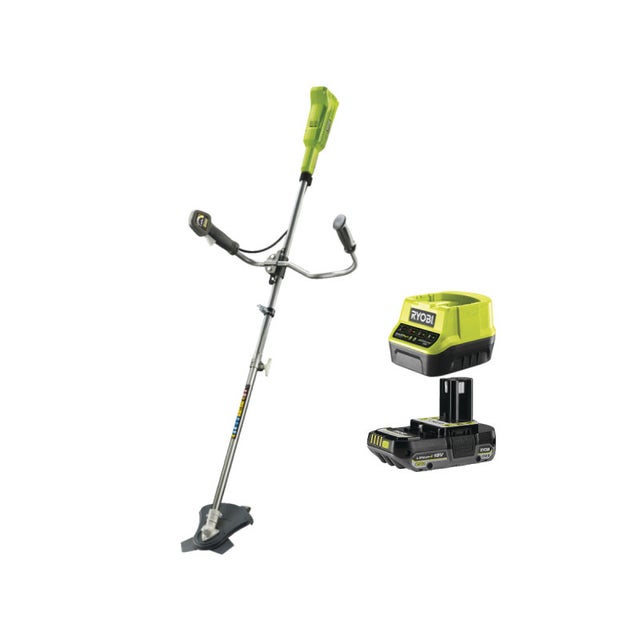 Pack RYOBI Débroussailleuse OBC1820B - 18V One+ - 1 Batterie 2.0Ah - 1 Chargeur rapide