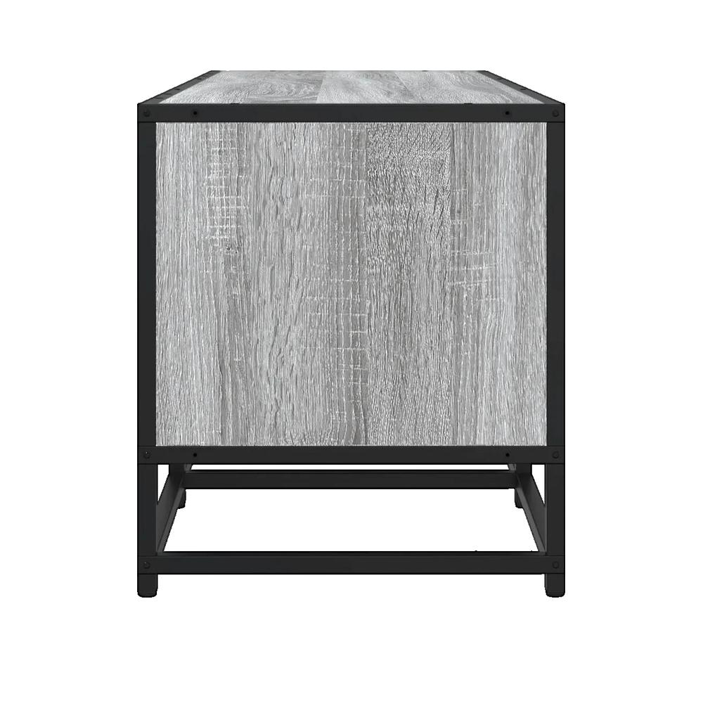 vidaXL Meuble TV sonoma gris 180x35x41 cm bois d'ingénierie - 2