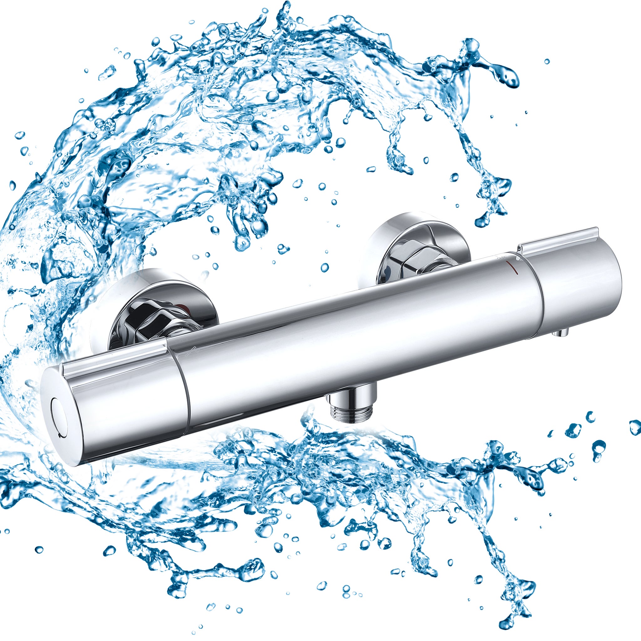 Bateria prysznicowa z termostatem Bateria prysznicowa do kolumny prysznicowej Bateria wannowa z mosiądzu chromowanego