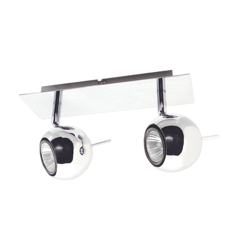 Reflektor sufitowy okrągły Hary chromowany 2xGU10x50W metal wym:14,5x25x6,5cm IP20 Italux