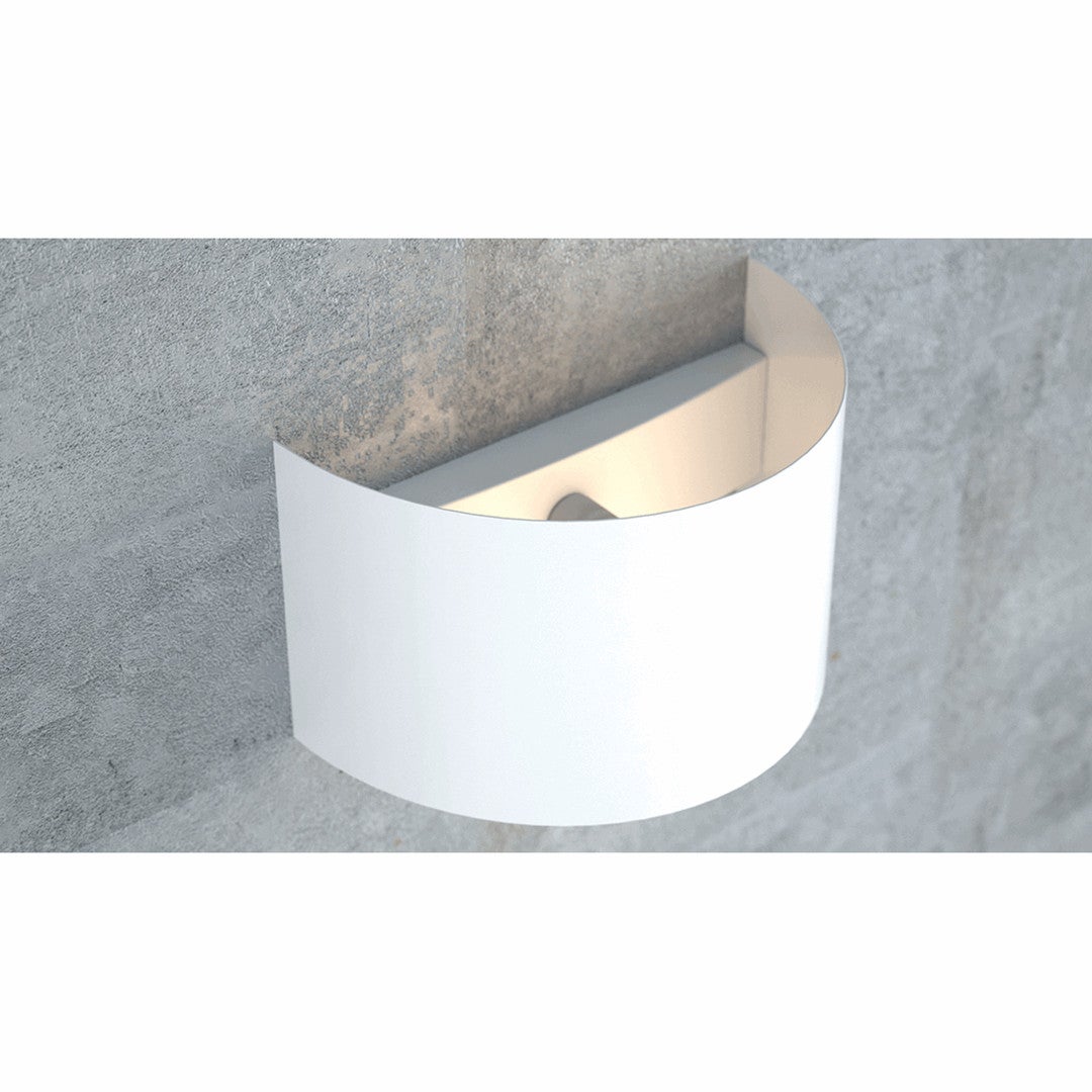 Kinkiet FOLD biały 1xG9x8W metal wym:14x20x20cm IP20 Emibig