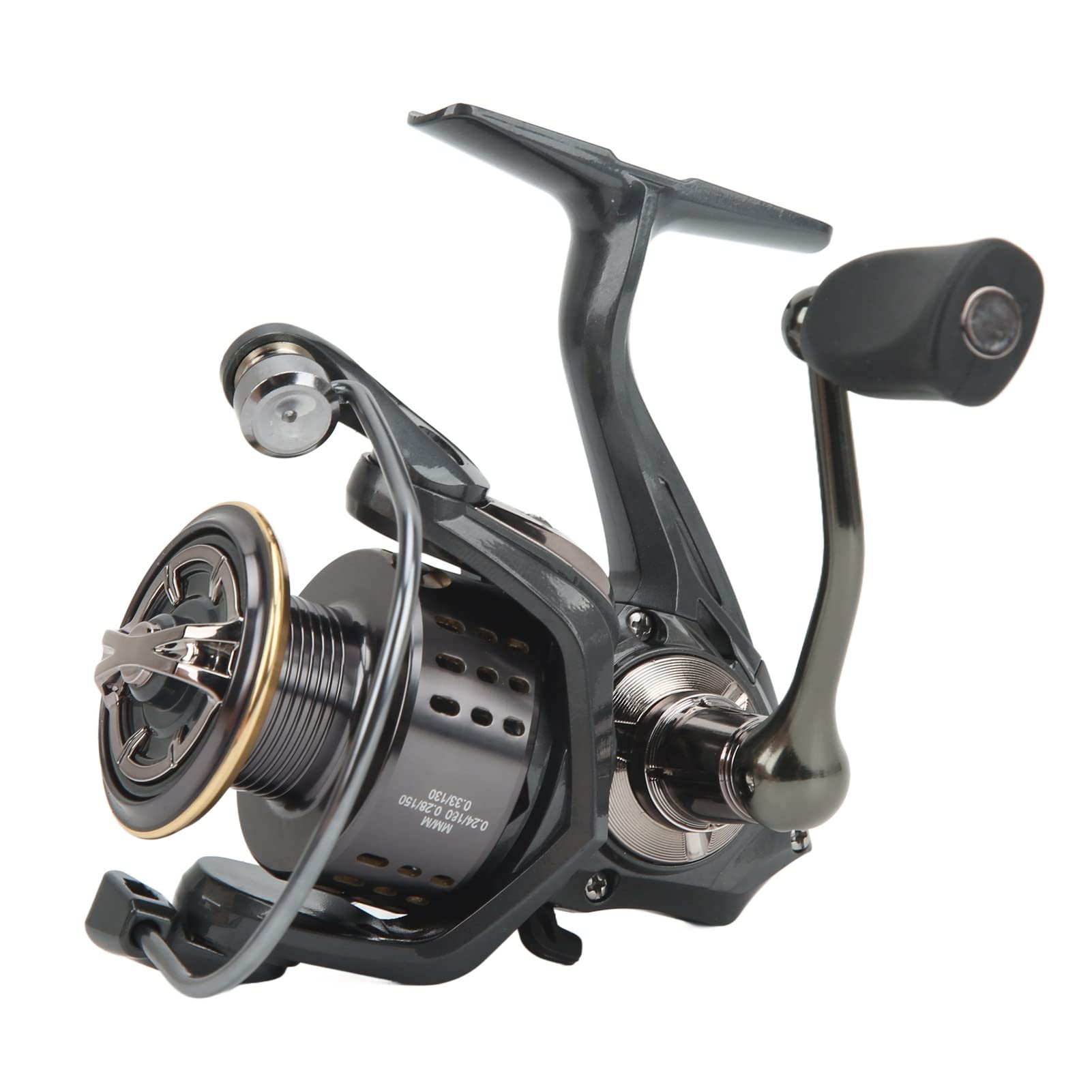 Moulinet Baitcasting Métal - Rapport 7.2:1, Frein 8 Kg, Bobine Longue Portée, Pêche Eau Douce/Salée - 7