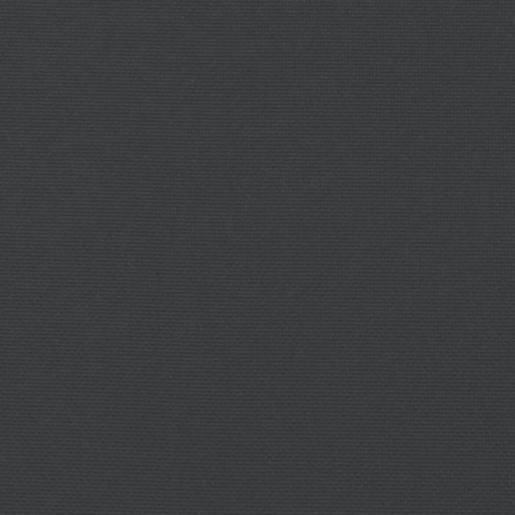 Coussin de palette noir 120x40x12 cm tissu vidaXL - 9