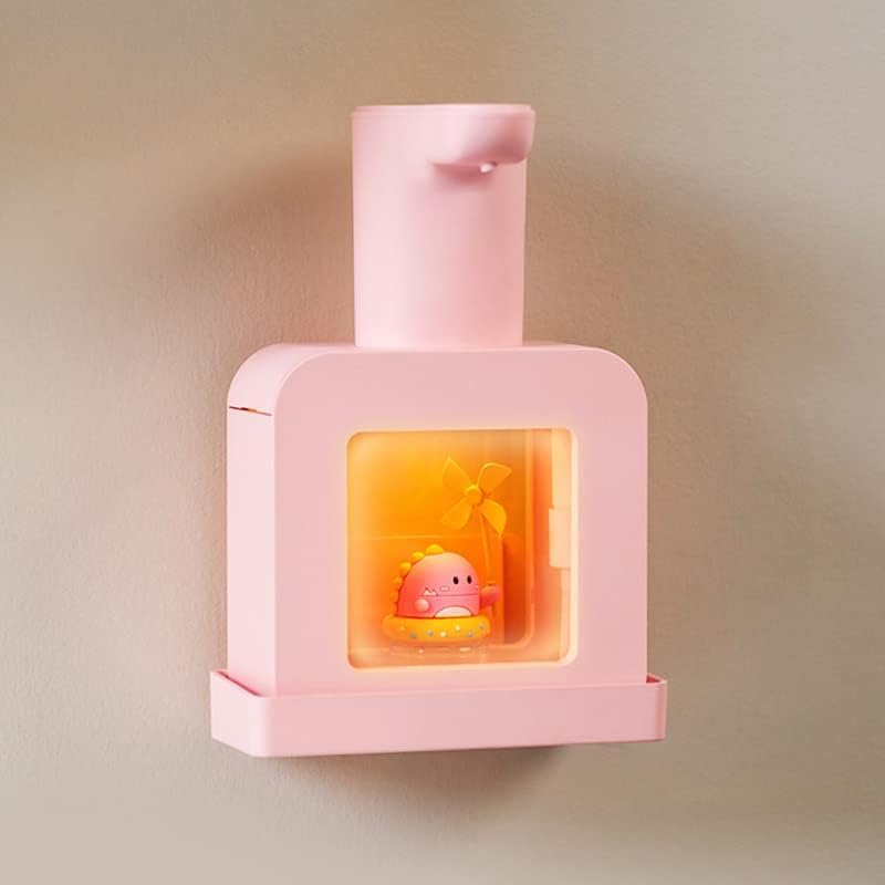 Distributeur De Savon Automatique pour Enfants - Distributeur De Savon Automatique sans Contact - Savon en Mousse Intelligent (Petit Dinosaure Rose) - 8