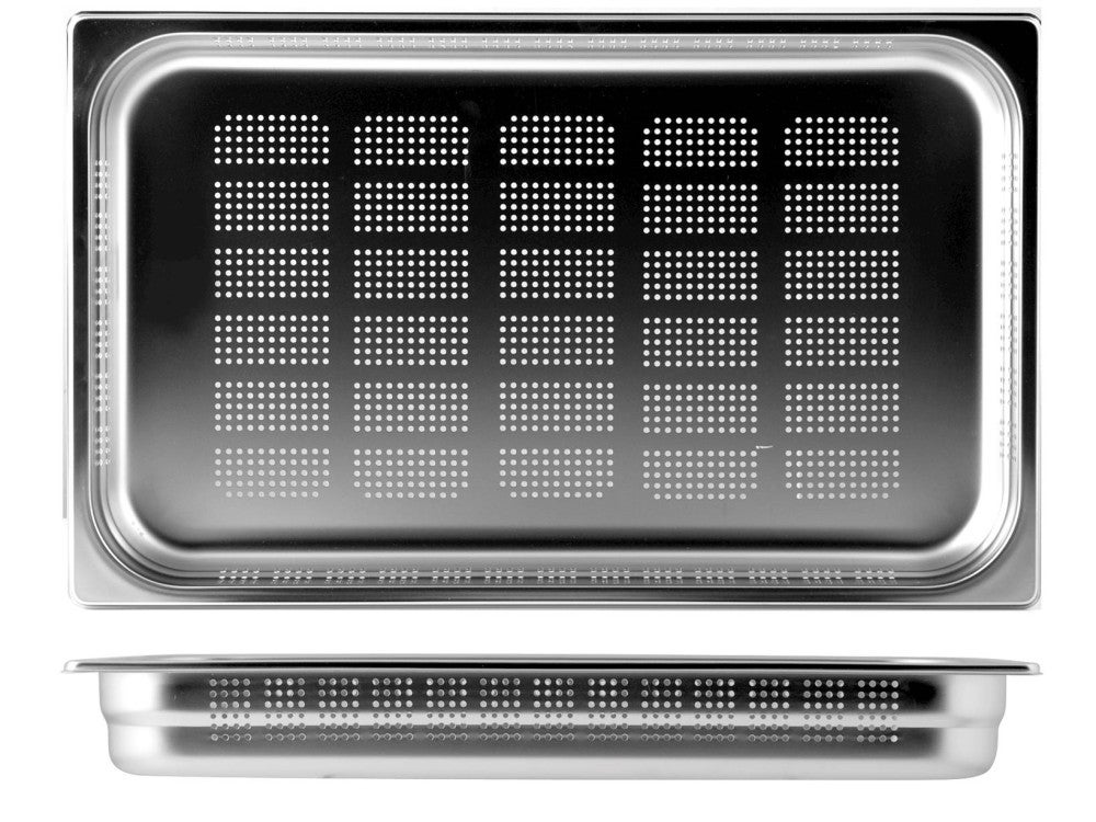 6 Couvercles En Inox Gastronorm 1/3 - Pour Bain-marie, Conteneurs Alimentaires, Rectangle