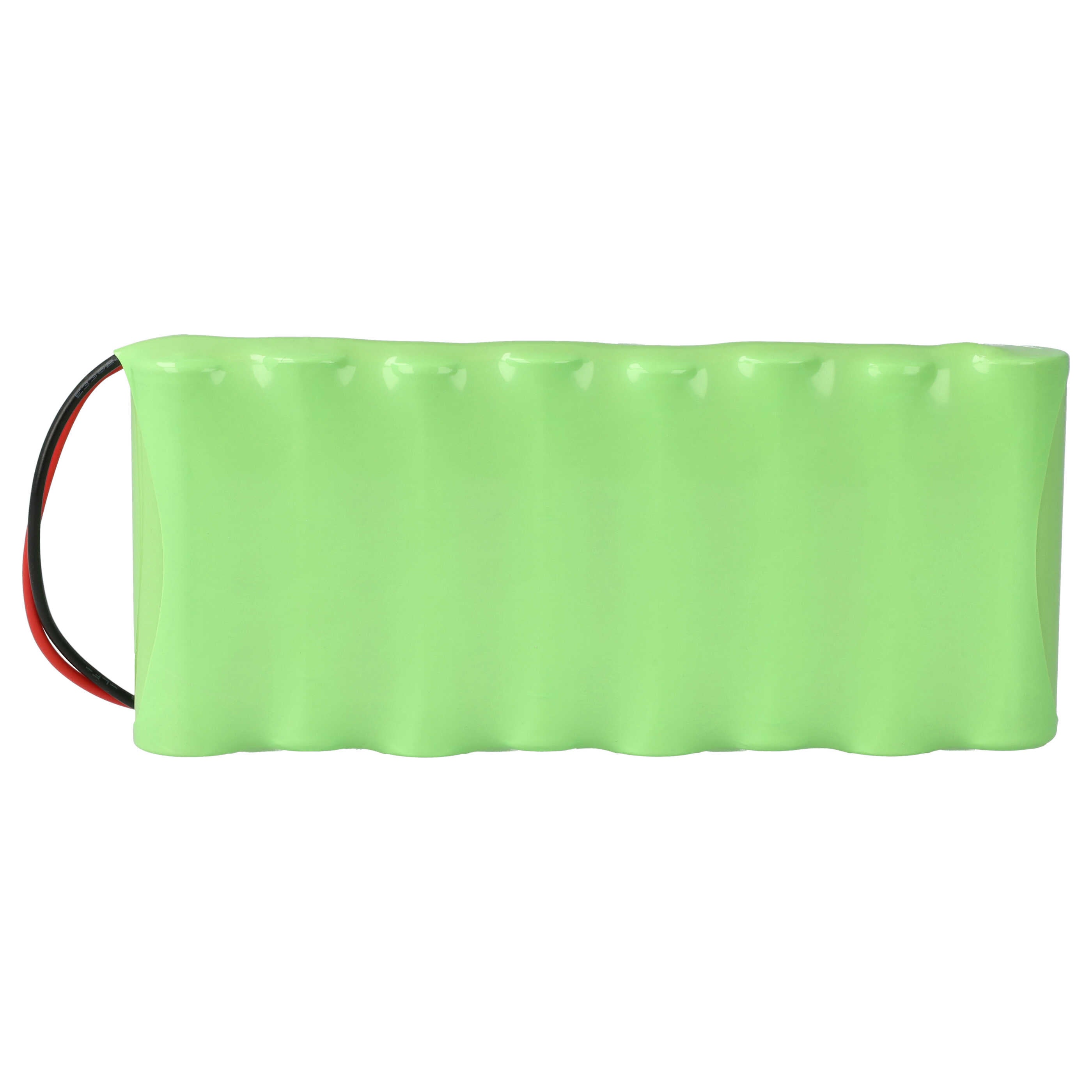 vhbw Batterie remplacement pour Visonic 100729, GP220AAH8BMX, GP130AAH6BMX pour système d'alarme (2200mAh, 9,6V, NiMH) - 2