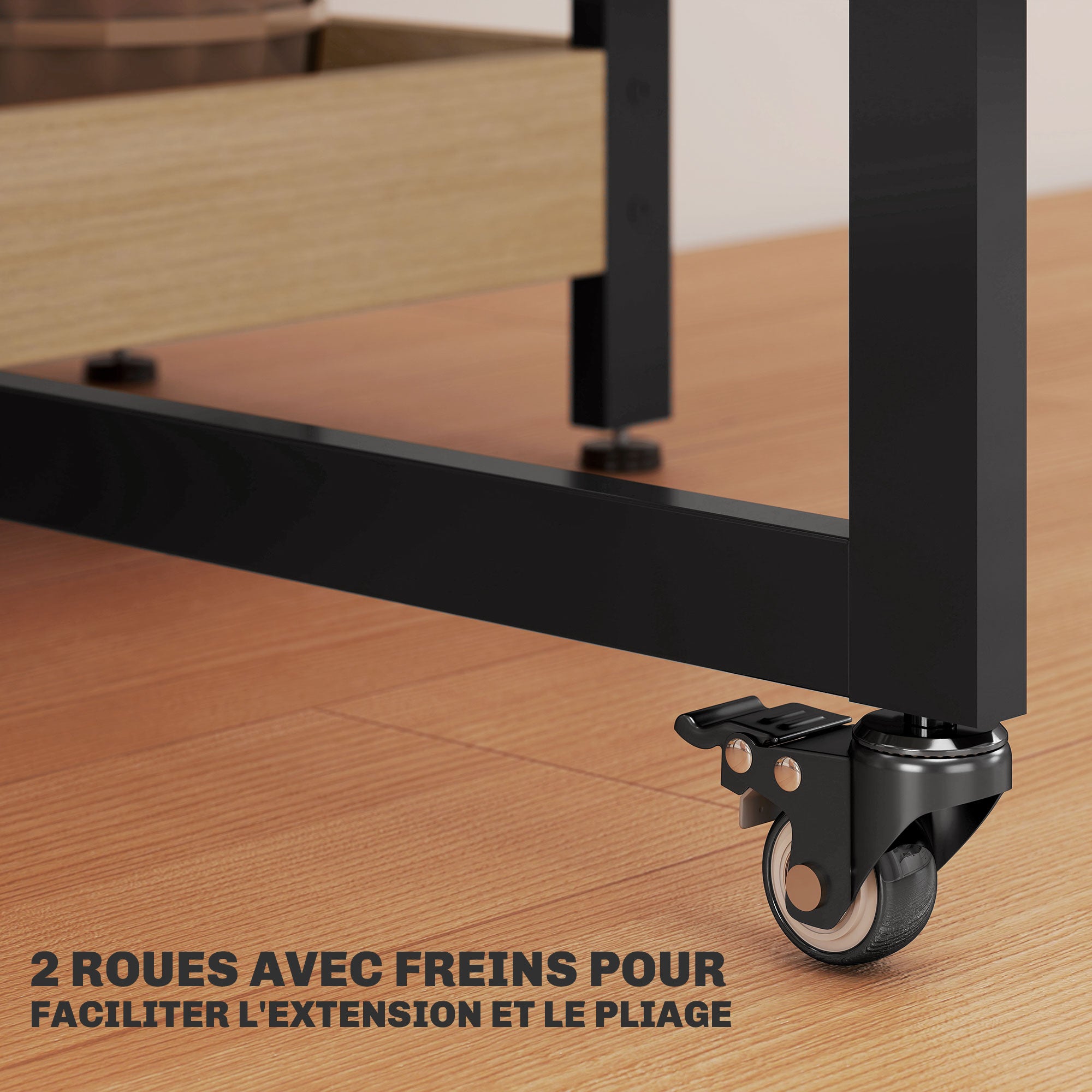 Table à manger pliante Panneau de particules HOMCOM - 6
