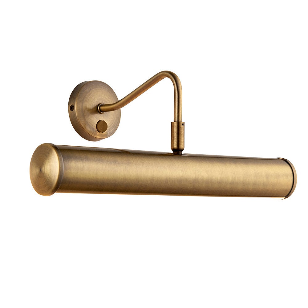 Kinkiet obrazówka z włącznikiem TURNER antyczny mosiężny 2xE14x15W metal wym:16x35,5x18,5cm IP20 Endon