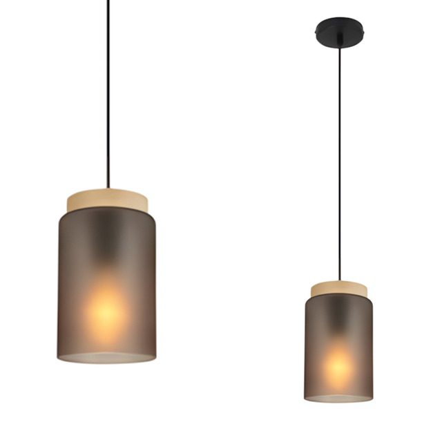 Lampa Sufitowa Wisząca Toolight App1810-1Cp Szary