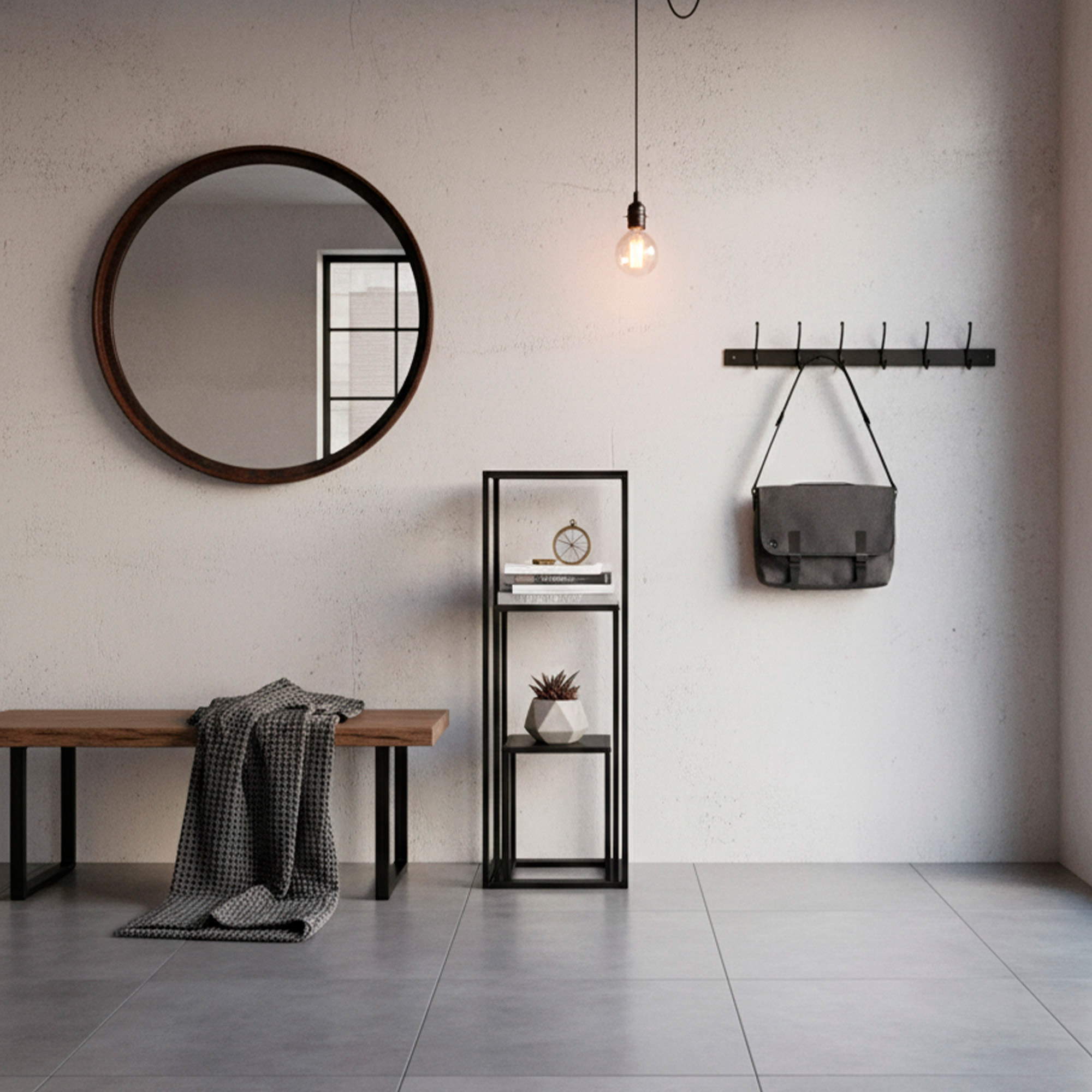 Max Home Lot de 3 tables d'appoint en métal de différentes hauteurs - 7