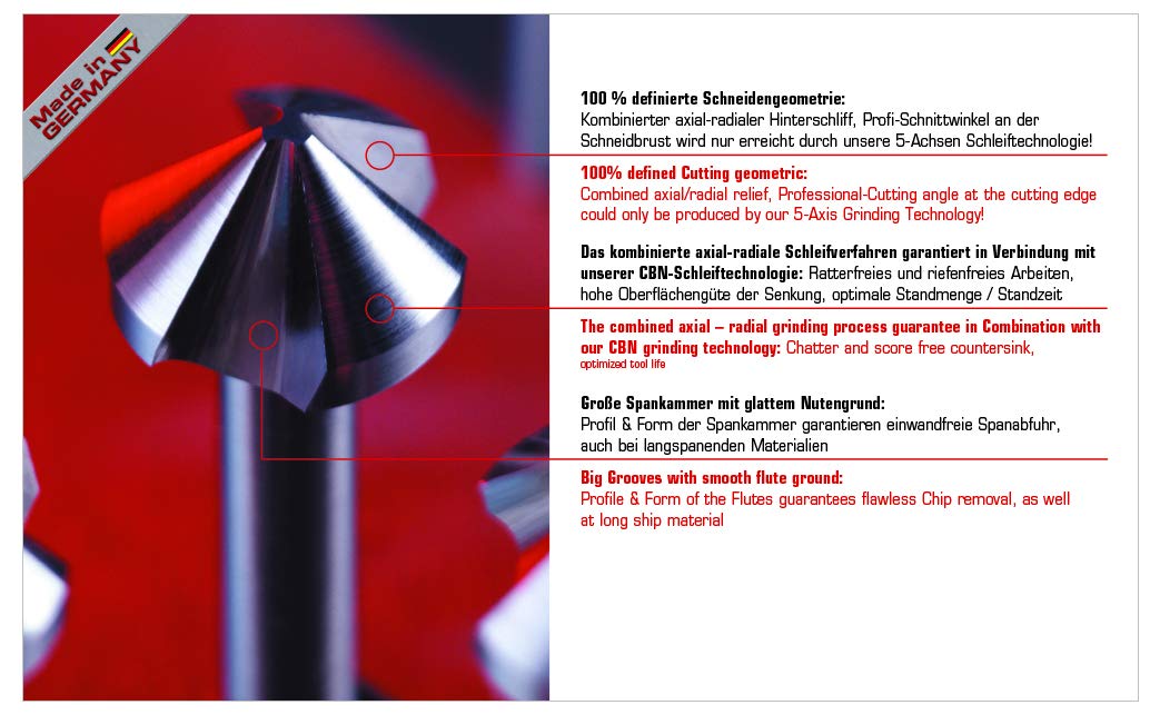 Fraise à Trou Transversal 90° Exact 05401 Longueur:45 Mm N/A De