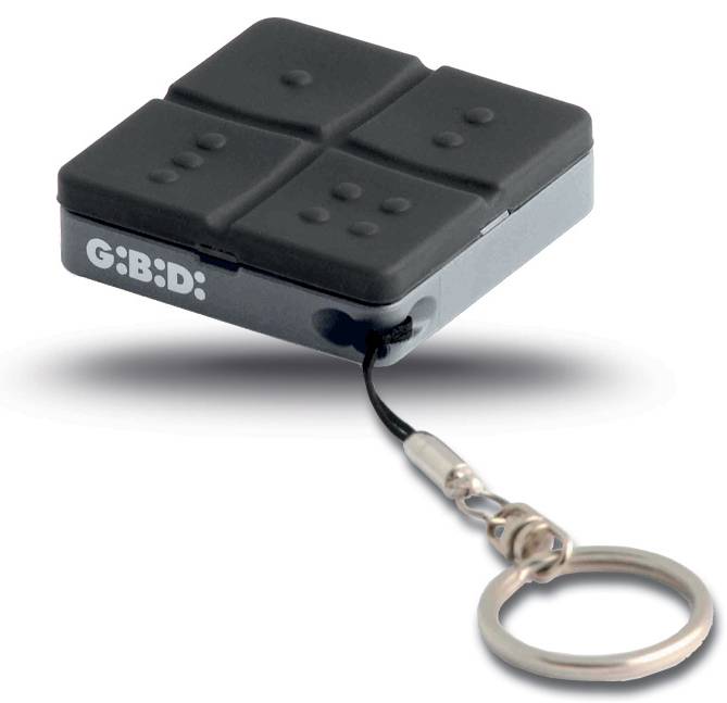 Gibidi Mako White Remote Fob 433 MHz – Replacement For Domino (AU03150 / AU04250)