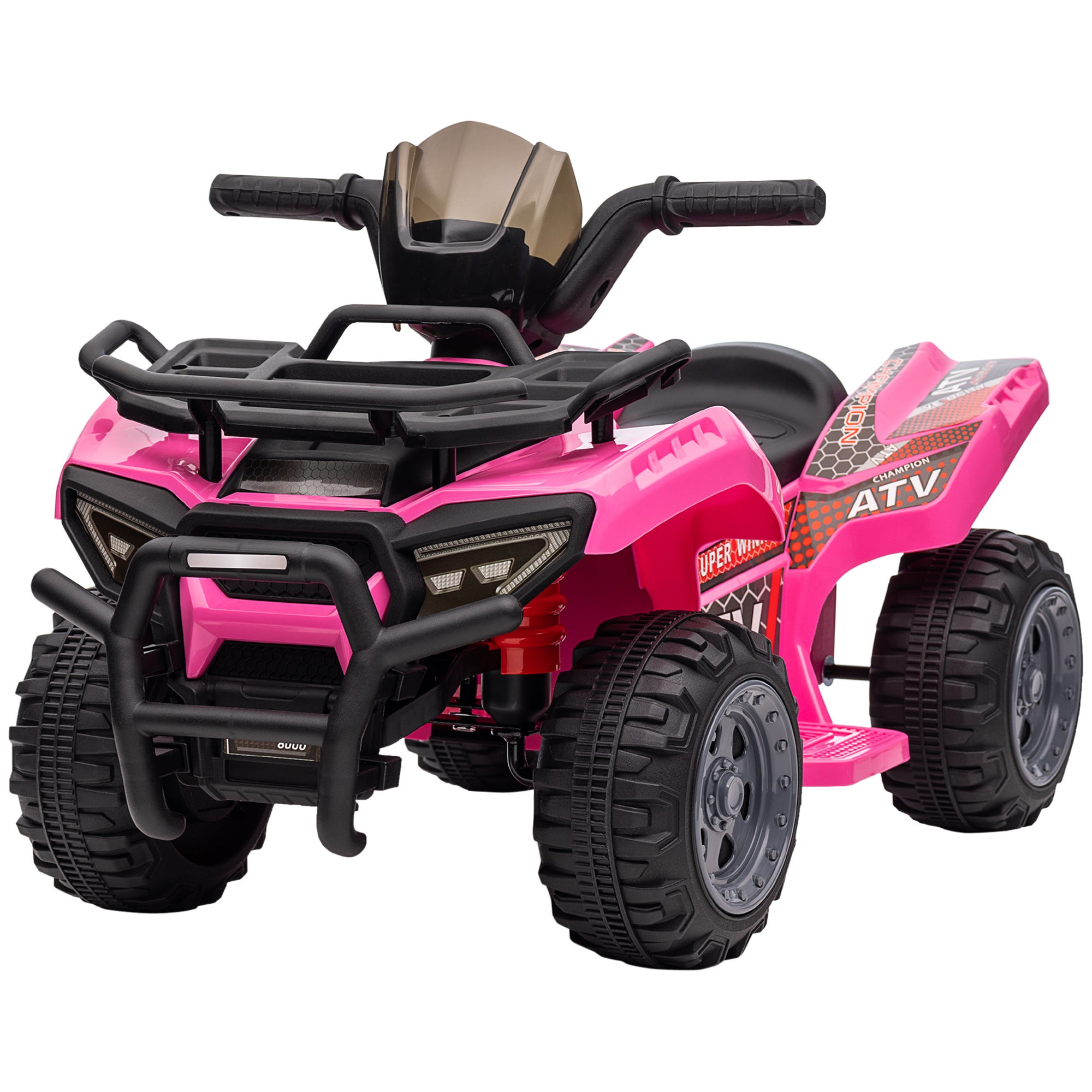 SOARS Voiture électrique enfant Quad électrique enfant ATV 6V marche avant/arrière siège ergonomique roues antidérapantes chargeur inclus charge 30kg pour garçons et filles 3