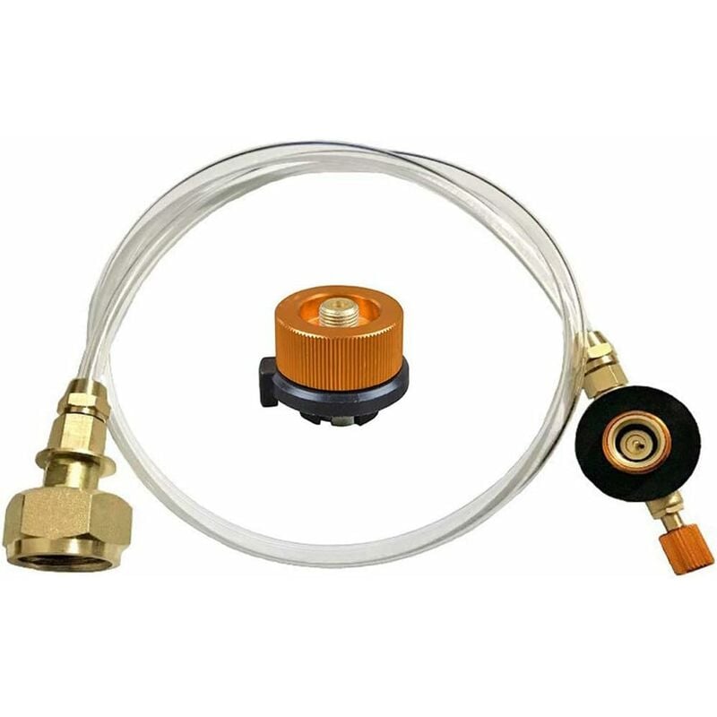 Adaptador de tubo de gas propano, acoplamiento resistente para botellas ...