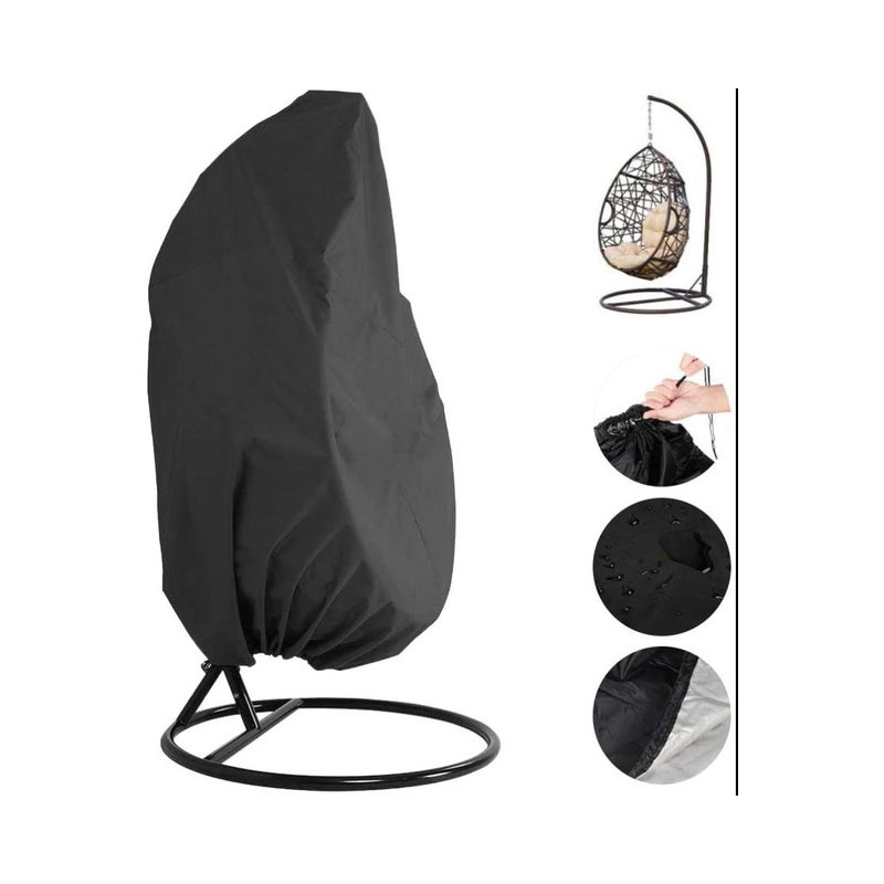 Pokrowiec na huśtawkę ogrodową, pokrowiec wiszący, szeroki pokrowiec, pokrowiec przeciwkurzowy, odpowiedni do krzeseł wiszących