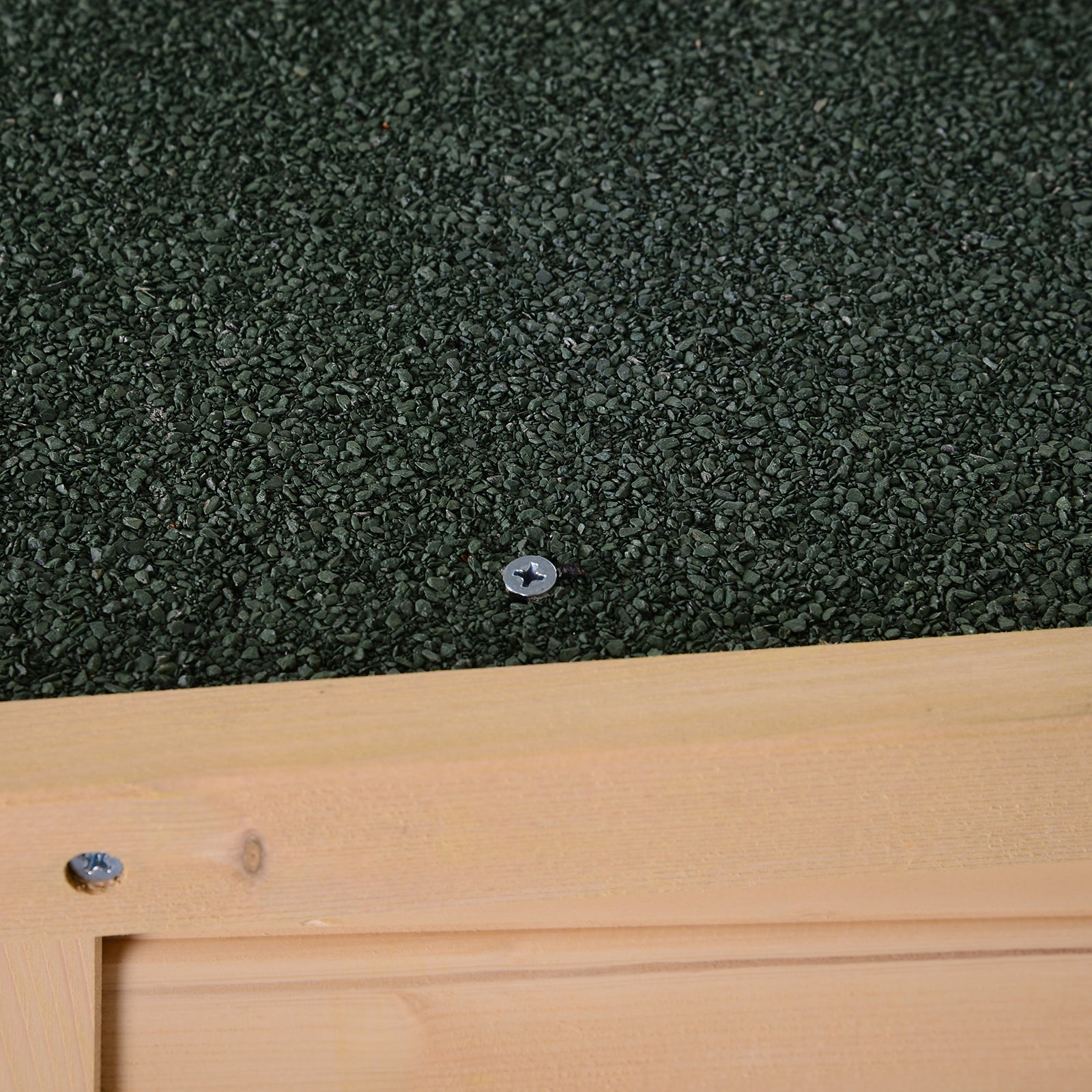 Outsunny Casetta da Giardino in Legno di Abete con Tetto Impermeabile e 2 Mensole, 75x56x115 cm - 9