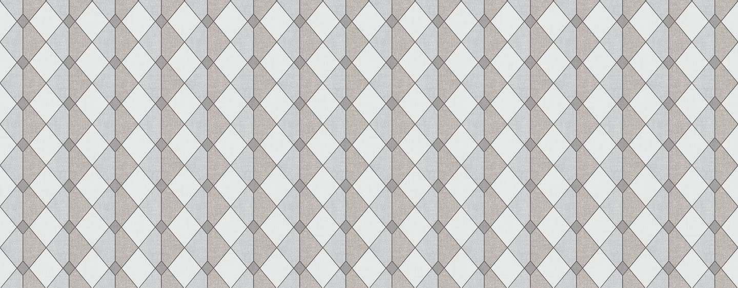 D-c-fix Tovaglia Plastificata Manhattan Geometris Rotonda 150cm: Antimacchia E Impermeabile Per Interni/Esterni
