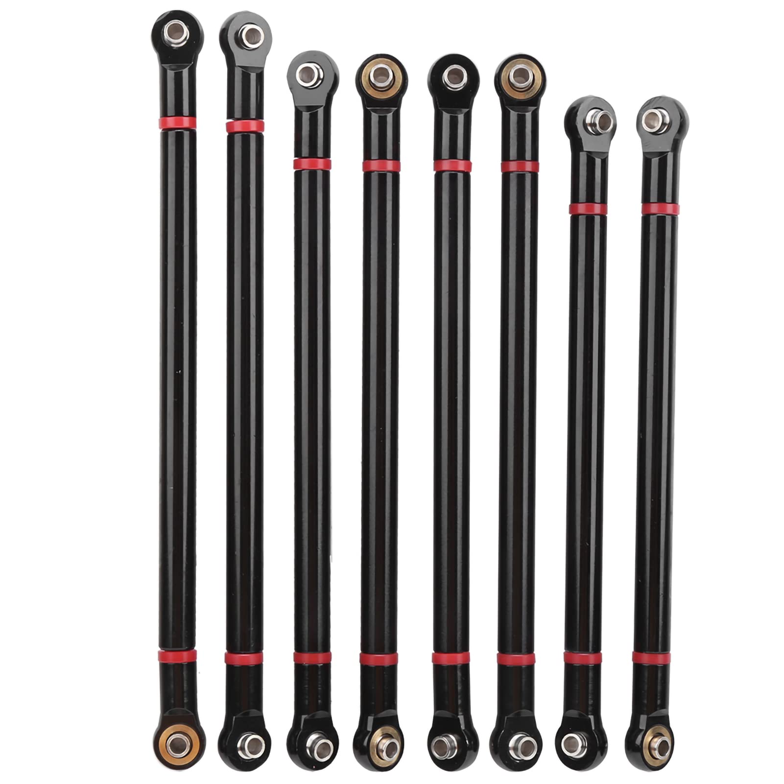 8 Varillas De Metal Para Coche RC De Orugas 1/10 - Distancia Entre Ejes 275mm, Repuestos O Upgrade