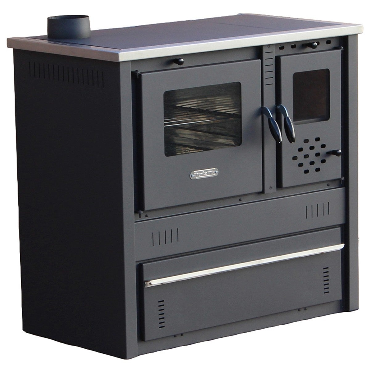 CELIMIKA ECO Cuisinière à bois A+ 10 kW poêle à bois avec four — free download