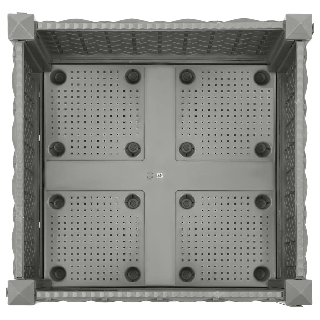 Jardinière，Bac à fleurs 40x40x23 cm Polypropylène CWV54006 - 5
