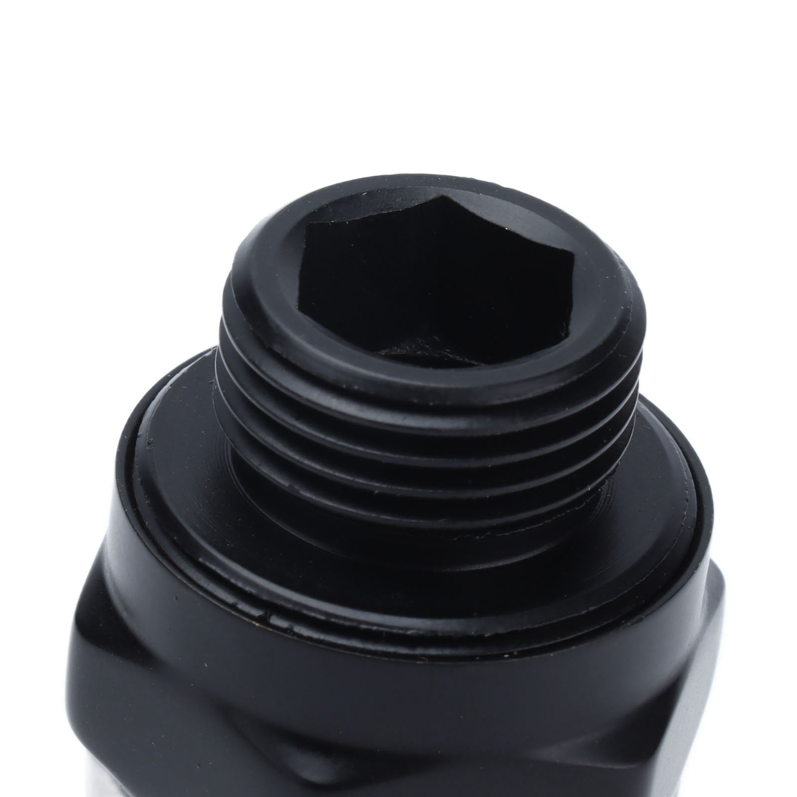 Adaptateur de douche supérieur G1/2, support de pommeau de douche réglable en cuivre, accessoire de salle de bain noir - 3