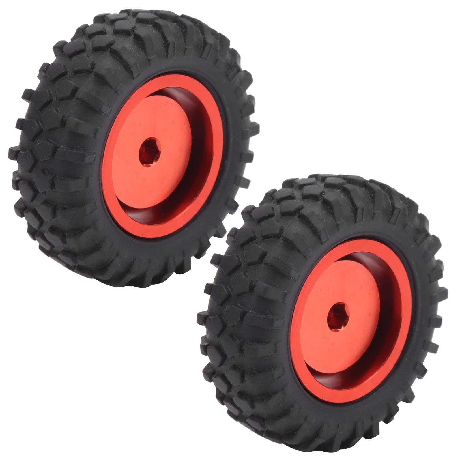 Alomejor – 4 Pneus RC 1/10 En Caoutchouc, Avant/arrière, Pour Camion Monstre, Diamètre 85mm, Noir