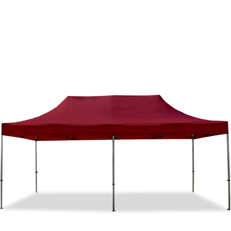 3x6 m Namiot Ekspresowy PREMIUM Stal 40 mm, czerwony