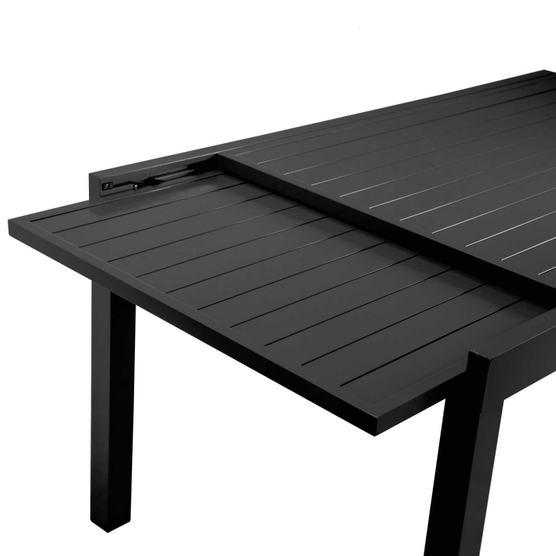 Table en aluminium Sullivan extensible anthracite 150x90x73 - 5