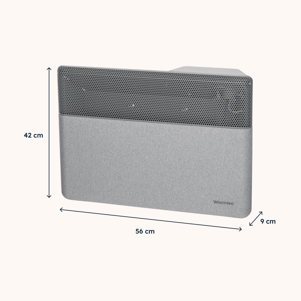 Grzejnik elektryczny konwektorowy energooszczędny 1500W inwerterowy Wi-Fi szary Warmtec EGI-15S - 3