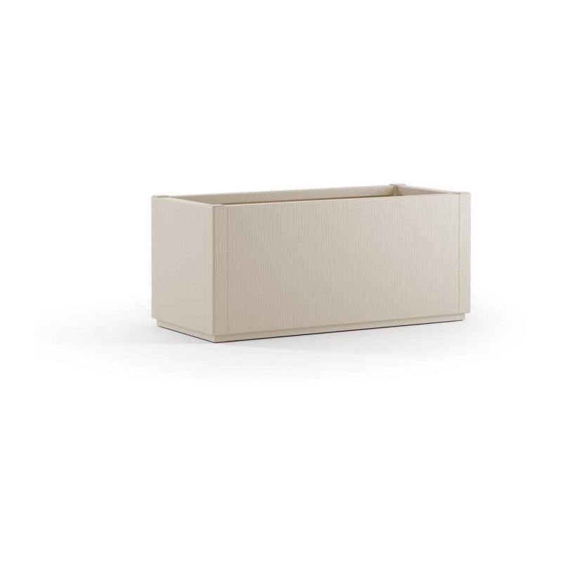 Soucoupe Rectangulaire Capri 50cm Gris Clair - Dessous De Pot Pour Jardinière Intérieur/Extérieur