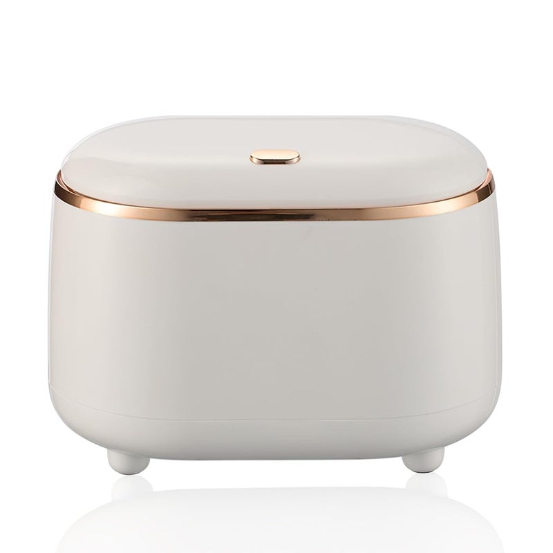 Kosz na śmieci stołowy z pokrywką, 19*12,5*14 cm, mały kosz na śmieci, szeroko stosowany w salonie