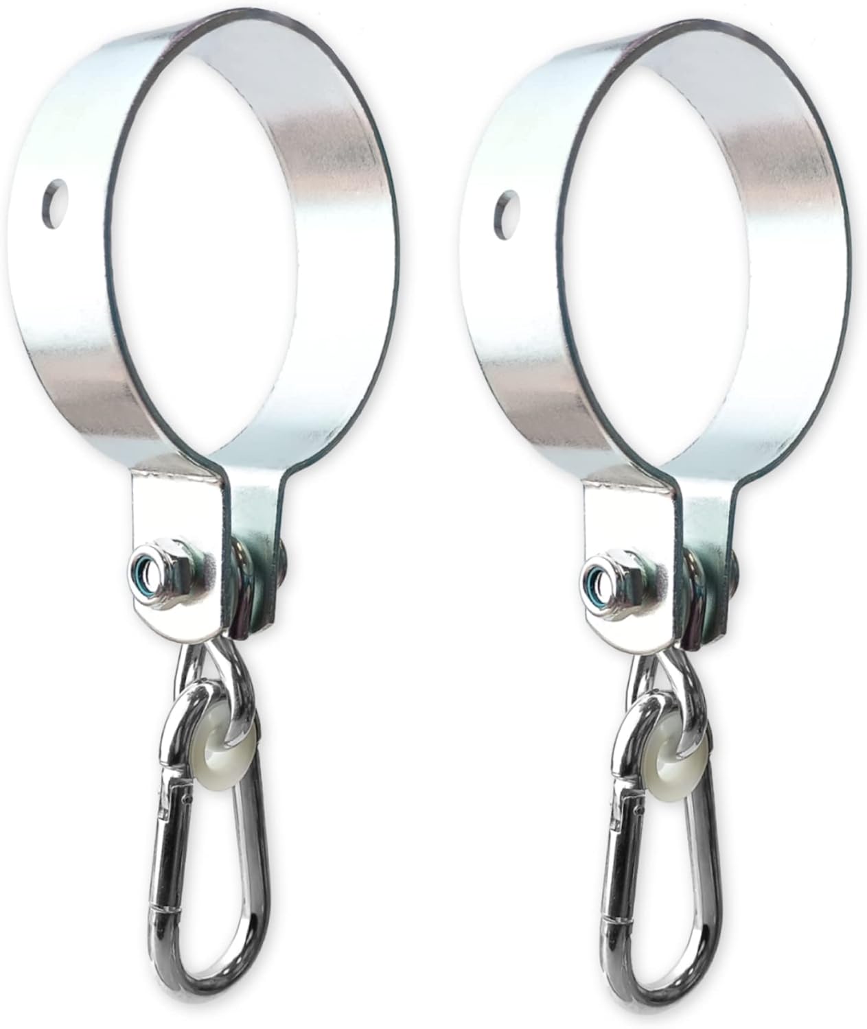 Set De 2 Crochets De Balançoire OTITU Ø100 Mm – Acier Galvanisé, Charge 200 Kg, Pour Poutre Ronde – Accessoire Pour Balançoire, échelle, Trapèze – Montage Facile