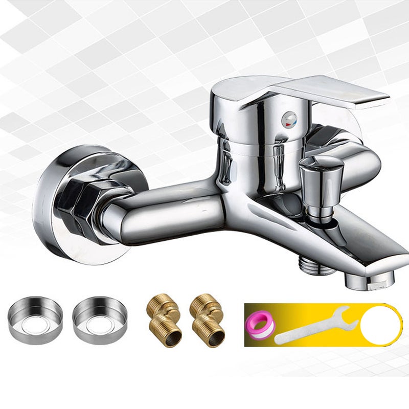 Bateria wannowa, bateria prysznicowa, bateria prysznicowa, ceramiczna, mosiężna bateria prysznicowa z ciepłą i zimną wodą, bateria wannowa ze spryski