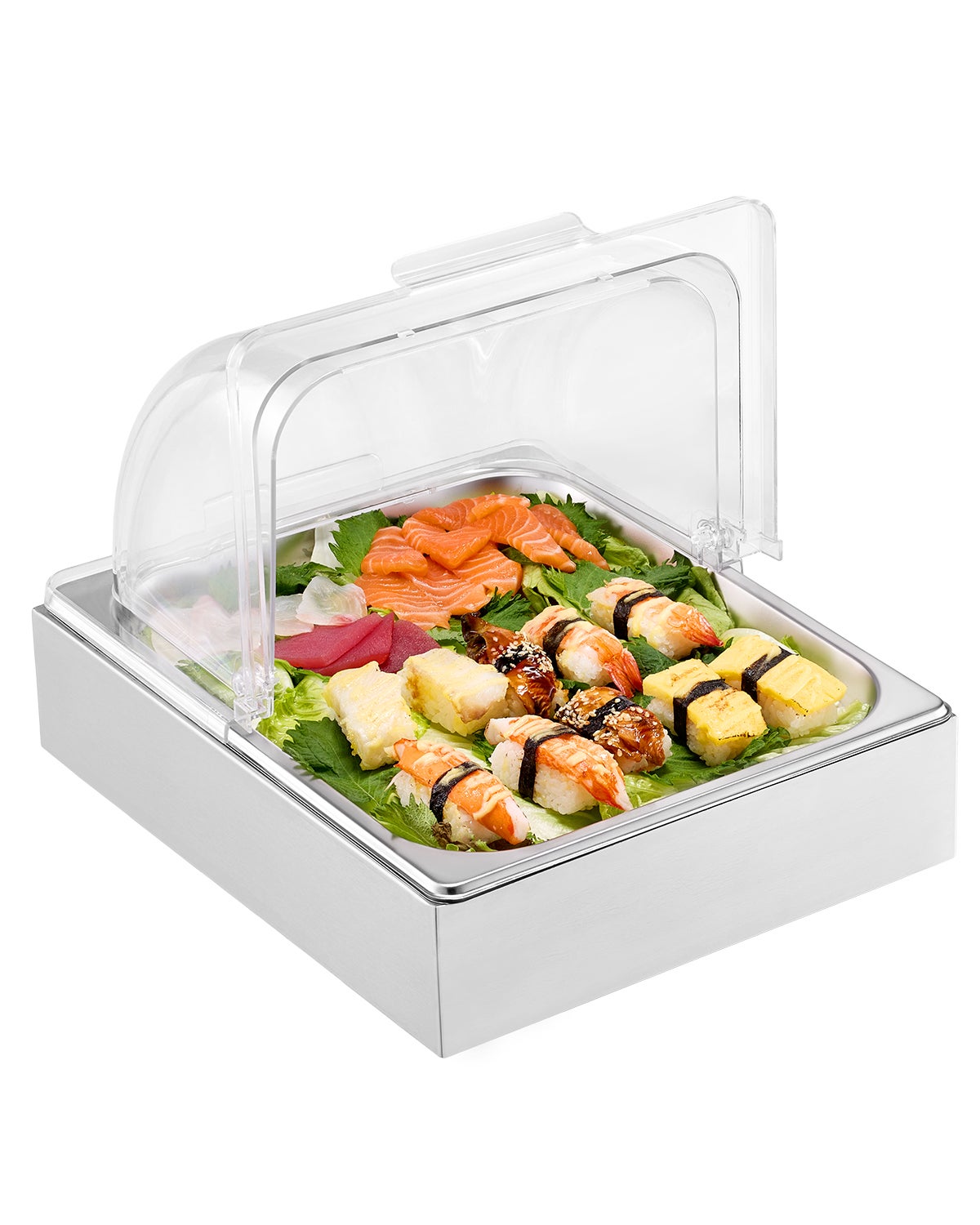 Pojemnik do serwowania Catering Bufet Dozownik Taca do serwowania 1/2 pojemnika VEVOR